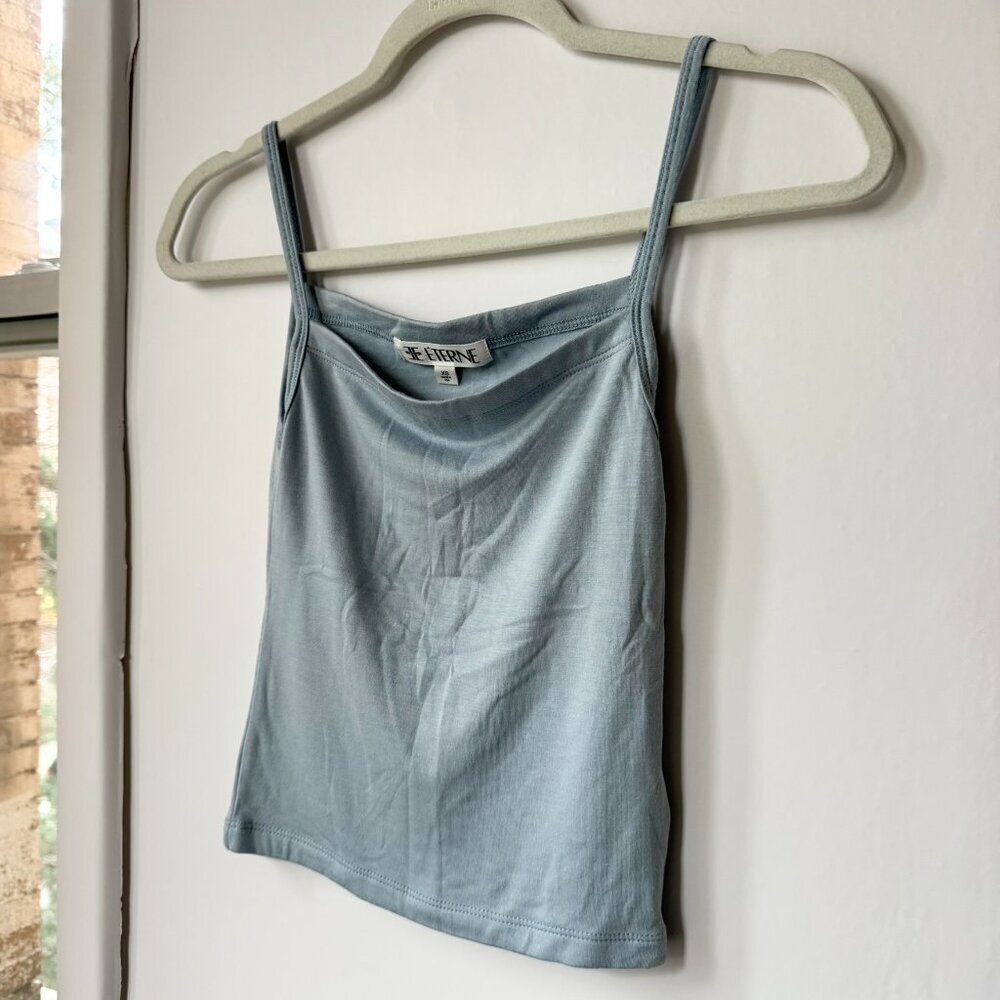 Eterne 90s Tank Top Soft Jersey Light Dusty Blue XS - Picture 5 of 10